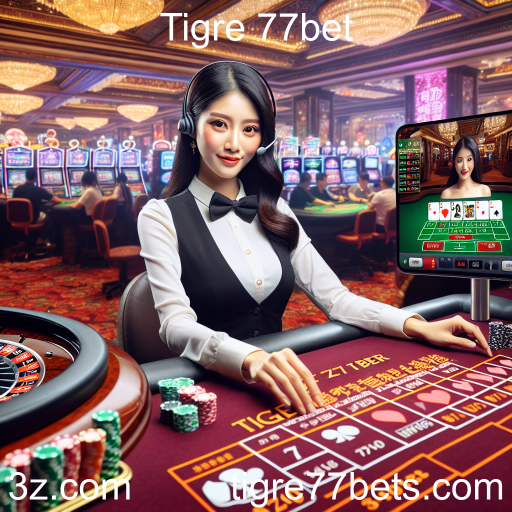 A Emoção do Cassino Ao Vivo no Tigre 77bet
